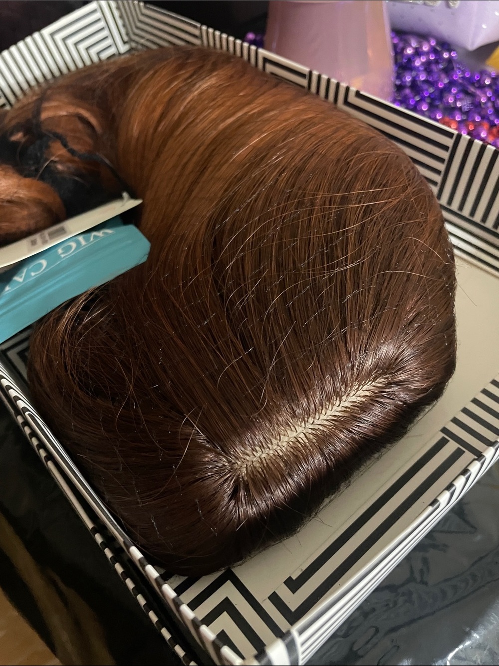 Synthetic Women’s Wig - Copper Brown